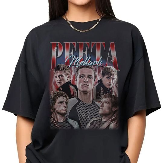 Vintage Peeta Mellark Cotton Tshirt, Peeta Mellark T shirt, Peeta Mellark Shirt, Peeta Mellark Bootleg Tee, Gift For Women and Men