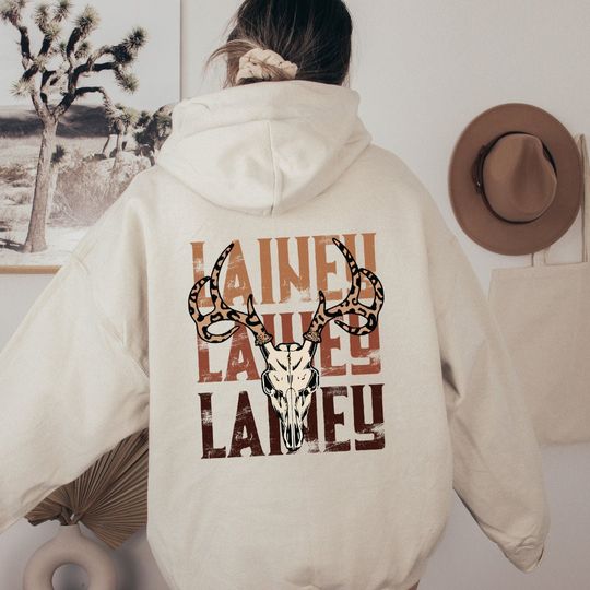 Lainey Longhorn Hoodie, Long Sleeve Sports Hoodie for Men, Women, Kids - Trending Street Fashion