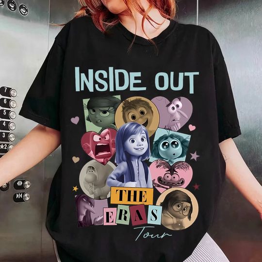 Disney Inside Out 2 Characters Shirt | It'S Okay To Feel All The Feels Tshirt | Speech Therapy | Inclusion Tee | BCBA Shirt | Para Tee