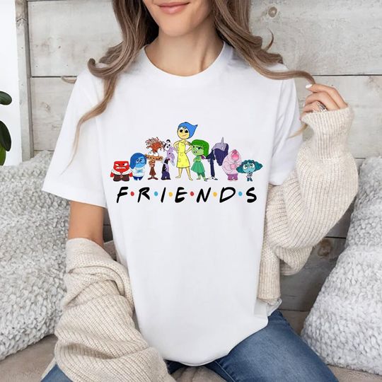 Inside Out Friends Characters T-Shirt, Inside Out 2 Shirt, Inside Out Group Matching, Inside Out Family Party, Embrassed, Bored, Fearful