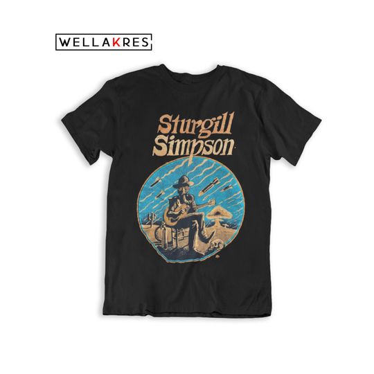 Sturgill Simpson Vintage Printed Unisex T-Shirt, Country Music High Top Mountain Shirt, All Size Available, Summer Fashion