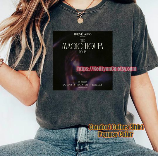 Jhene Aiko Graphic Cotton Tshirt, Jhene Aiko The Magic Hour Tour 2024 Shirt, Jhene Aiko Fan Gift, Jhene Aiko 2024 Concert Shirt, Jhene Aiko Merch