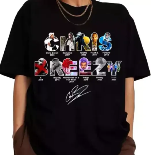 Chris Brown 11 11 Tour 2024 Shirt, Chris Brown Fan Gift Shirt Short Sleeve Gift for Men, Women, Kids