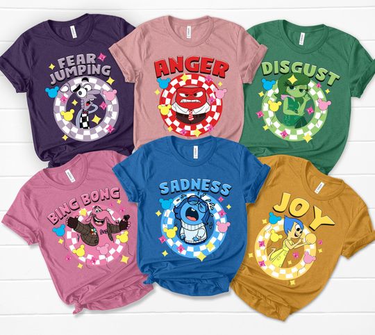 Disneyland Inside Out Matching Shirt, Inside Out Friends Shirt, Inside Out Characters