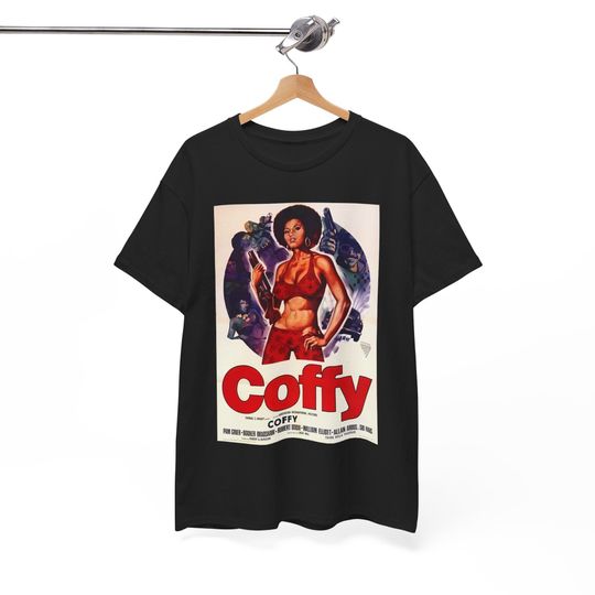 Pam Grier Coffy Shirt, Foxy Brown, Blaxploitation Retro 70s Film, Tarantino