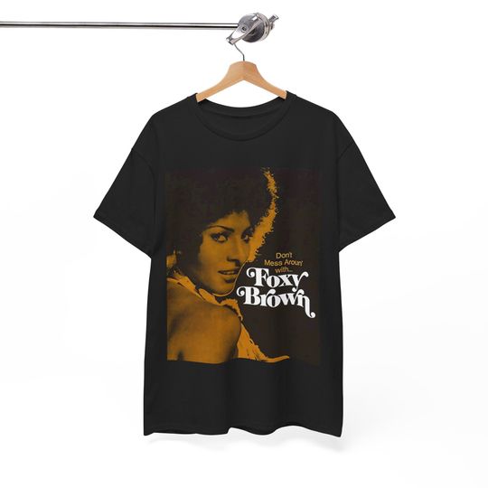 Foxy Brown Shirt Pam Grier, Blaxploitation Tee, Retro 70s Black TV, Vintage Movie
