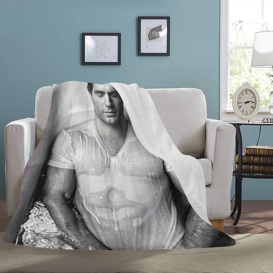 HUGE BEST PRICE Henry Cavill Blanket Fleece Travelling Super Hero Birthday Gifts Mothers Fathers Day