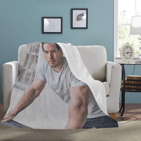 HUGE BEST PRICE Henry Cavill Blanket Fleece Travelling Super Hero Birthday Gifts Mothers Fathers Day