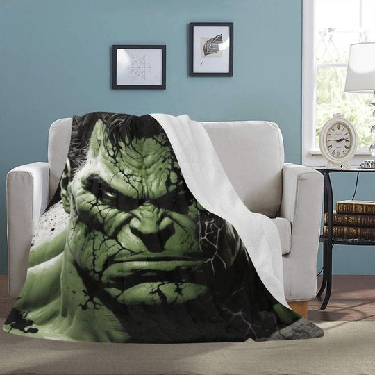 HUGE BEST PRICE Hulk Blanket Fleece Travelling Avengers Super Hero Birthday Gifts Mothers Fathers Day Day