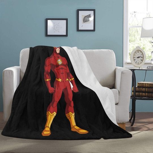 HUGE BEST PRICE Flash Blanket Fleece Travelling Super Hero Birthday Gifts Fathers Mothers Day