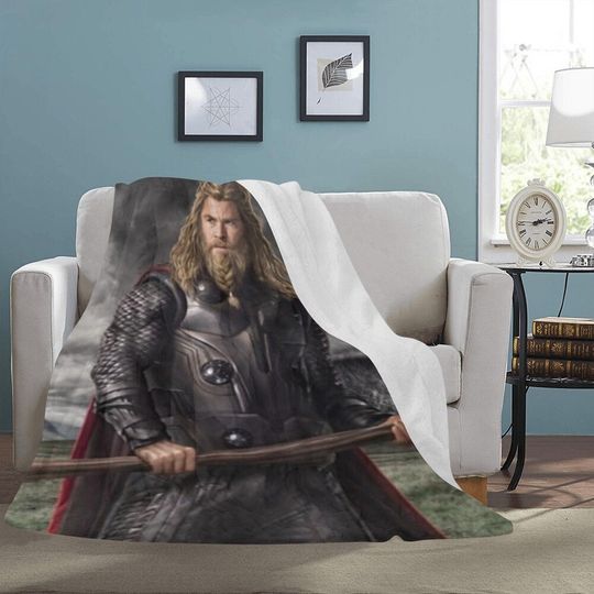 HUGE BEST PRICE Thor Blanket Fleece Travelling Avengers Super Hero Birthday Gifts Anniversary Home Decoration Travelling