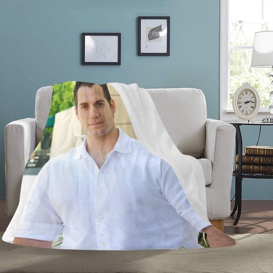 HUGE BEST BRICE Henry Cavill Blanket Fleece Travelling Super Hero Birthday Gifts Mothers Fathers Day