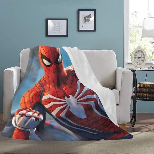 Discover HUGE BEST PRICE Spiderman Blanket Fleece Travelling Super Hero Birthday Gifts Anniversary Valentines Day