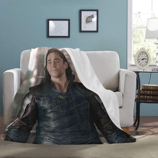 HUGE BEST PRICE Loki Blanket Fleece Travelling Avengers Super Hero Birthday Gifts Anniversary Home Decoration Travelling