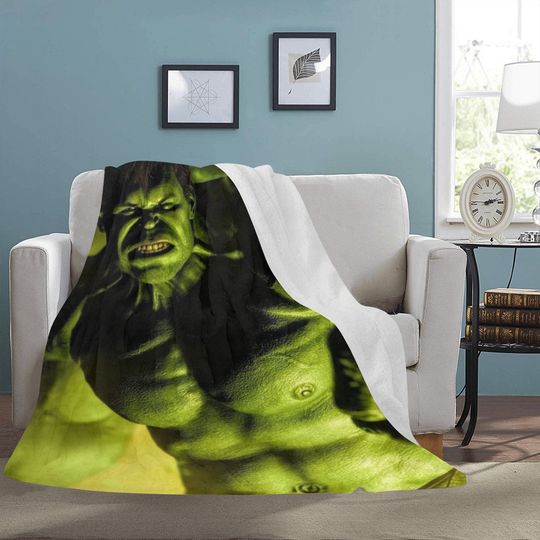 HUGE BEST PRICE Hulk Blanket Fleece Travelling Avengers Super Hero Birthday Gifts Mothers Fathers Day Day