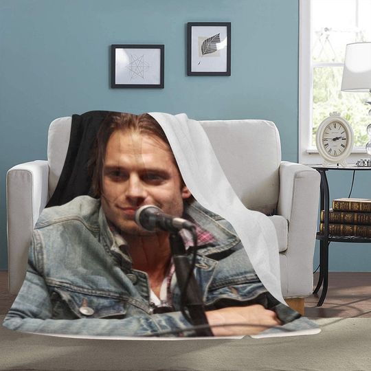 HUGE BEST PRICE Winter Soldier Blanket Fleece Avengers Sebastian Stan Travelling Super Hero Birthday Gifts Anniversary