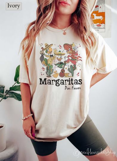 Vintage Margarita Shirt,  Margaritas Epcot Shirt, The Three Caballeros  Color Shirt, Disney Shirt