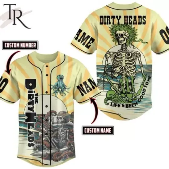 Personalized The Dirty Heads Life's Been Good To Me Jersey Shirt 3D | Comfortable Summer Cosume | Unisex | Multi-size