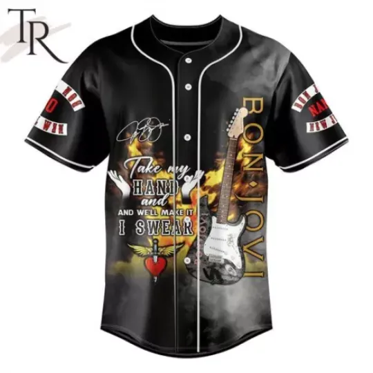 Personalized! Bon Jovi Nothing Is As Important As Passion Jersey Shirt  | Comfortable Summer Cosume | Unisex | Multi-size