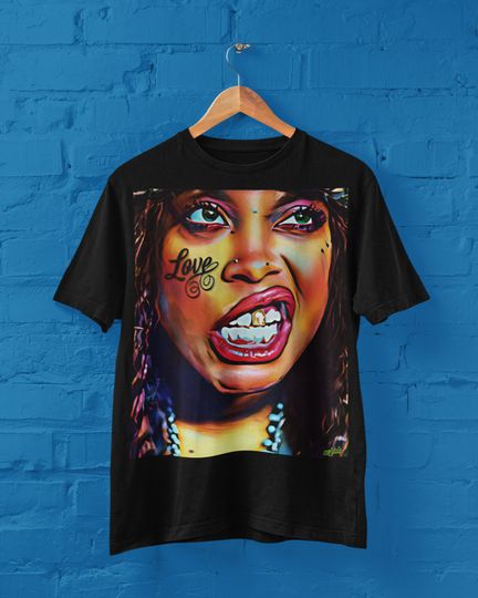 Erykah Badu Shirt, Grillz Graphic Tee, Erykah Badu TShirt, Outkast Andre 3000