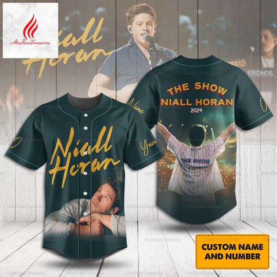 Custom Niall Horan Baseball Jersey, The Show Niall Horan 2024 Short Sleeve Sports Tee for Men, Women, Kids