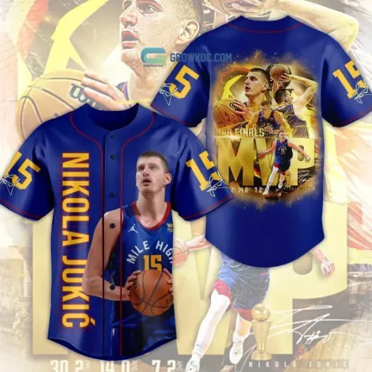 HOT Personalized Nikola Jokic Denver Team Nuggets 3D AOP Jersey Shirt Gift | Summer Casual Shirt | Gift For Father | All Size Available