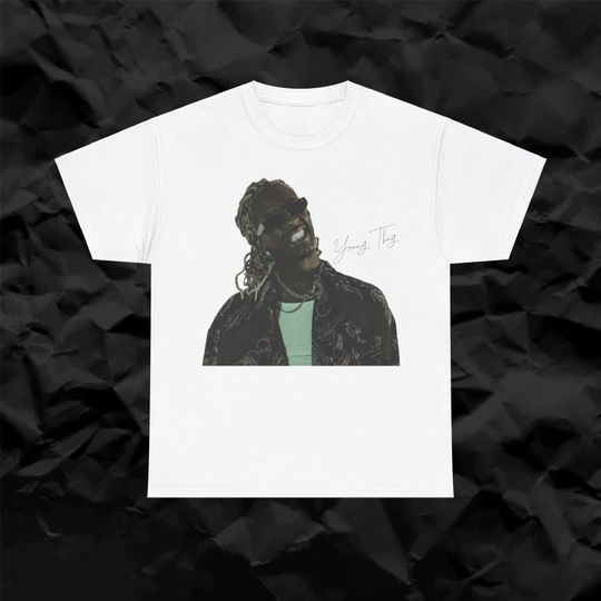 Young Thug T-Shirt, Rap Tee Graphic, Hip Hop Vintage Style, Rap Tee Concert Merch