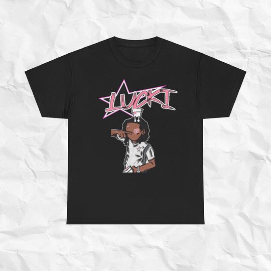 Lucki Shirt, Lucki Rapper Shirt, Lucki Cartoon, Lucki Merch, Lucki Tour Graphic T Shirt