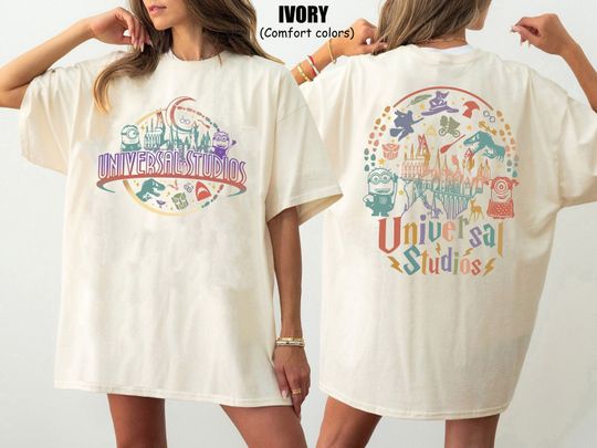 Comfort Colors Universal Studios Shirt Vintage, Disney Vacation Shirt, Hollywood Studios Shirt, Universal Studios Family Shirts