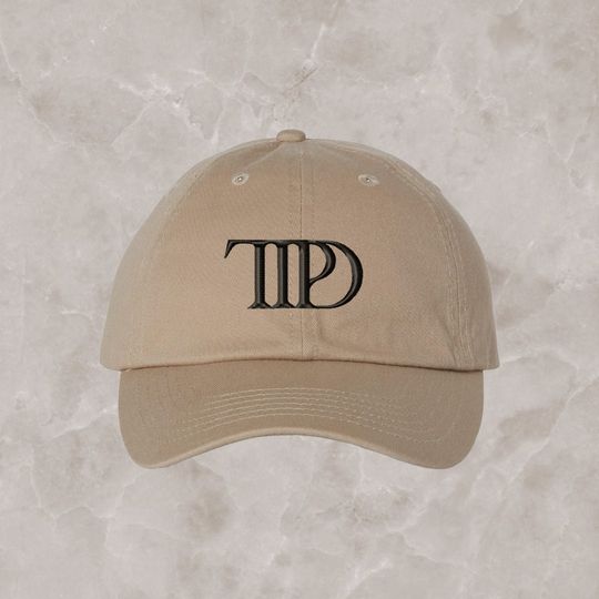 Discover Taylor TTPD Album Embroidery Baseball Caps | Cotton Hat for Unisex | Taylor Concert Merch