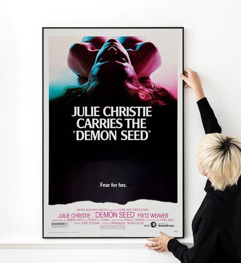 Demon Seed (1977) Movie Poster High Quality Print Photo Wall Art Canvas Cloth Poster Multi size