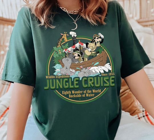 Jungle Cruise Ride Back Side Of Water Shirt, Vintage Disney T-Shirt