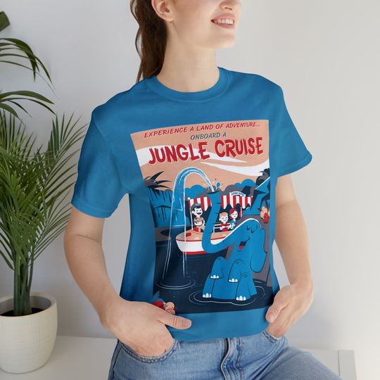 Vintage Jungle Cruise Shirt, Disneyworld and Disneyland Shirt