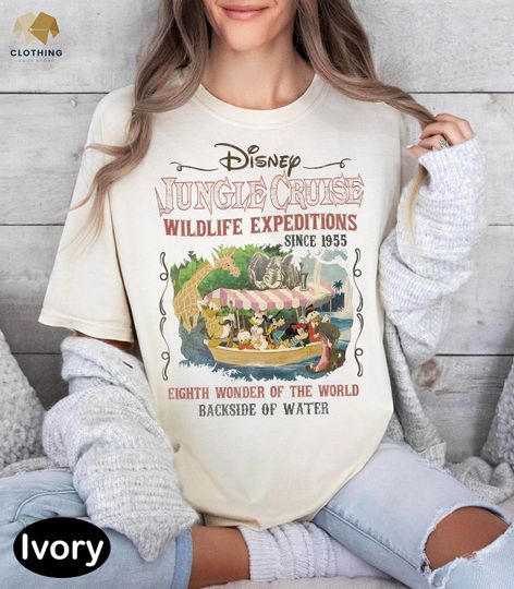 Vintage Disney Jungle Cruise Ride Shirt, Retro Mickey And Friends Shirt