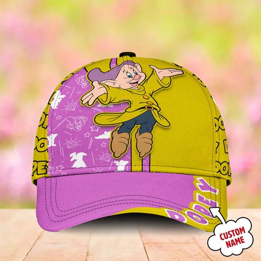 Princess And Seven Men With Magical Powers Classic Cap, Animated Movie Character Baseball Cap