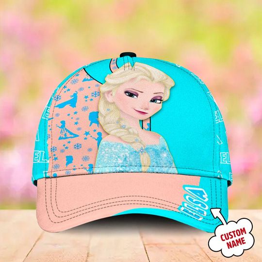 The Snow Princess Classic Cap, Iced Kingdom Animated Movie Character Baseball Cap