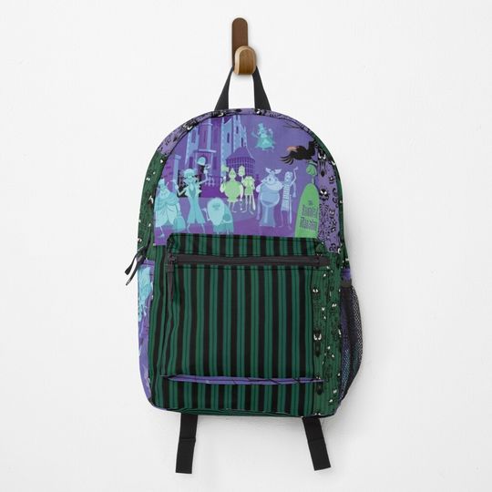 Haunted Mansion Pattern Backpack, Disney Backpack