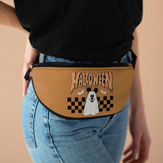 Disney Fanny Pack, Disneyland Halloween Cute Mickey Ears Waist Bag, Disney Bag, Disney Gift, Mickey MouseTravel Bag, Disney Trip