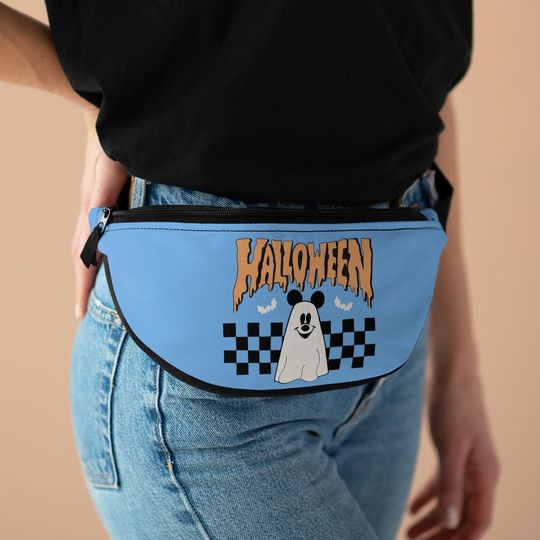 Disney Fanny Pack, Disneyland Halloween Cute Mickey Ears Waist Bag, Disney Bag, Disney Gift, Mickey MouseTravel Bag, Disney Trip
