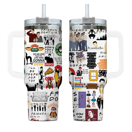 Friends 40oz Tumbler, Friends TV Show Tumbler