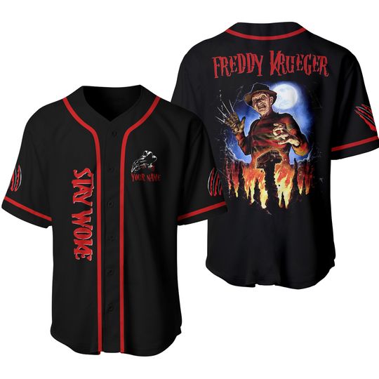 Personalized Freddy Krueger Stay Woke Nightmare Baseball Jersey