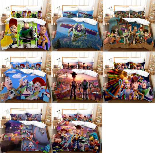 Toy story Bedding Set, 3 piece of set, Superhero Soft and Comfortable Bedding Set, Best Gift For Kids, All Size Available