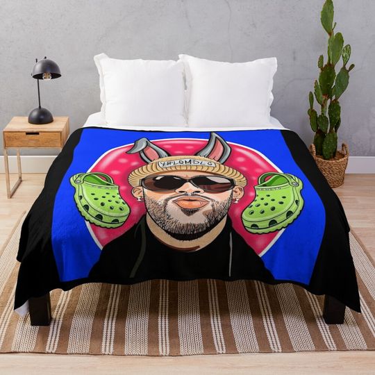 Bad bunny Soft Throw Blanket, Comfortable Blanket for Men, Women, Kids, Trending Tour Merch
