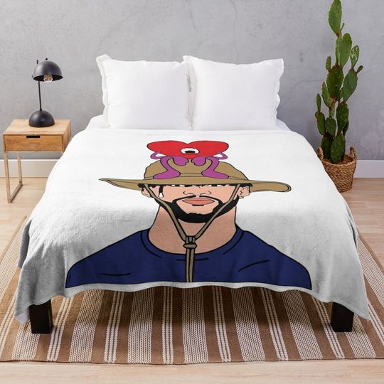 Bad bunny Soft Throw Blanket, Comfortable Blanket for Men, Women, Kids, Trending Tour Merch