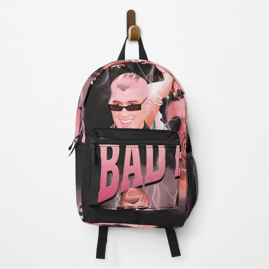 Vintage Bad Bunny Backpack For Kids and Adults, Adjustable Shoulder Straps, Lightweight and Waterproof