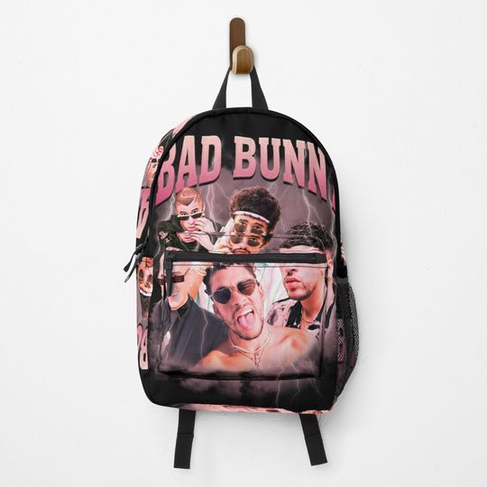 Bad Bunny Backpack For Kids and Adults, Adjustable Shoulder Straps, Trending Street Styles