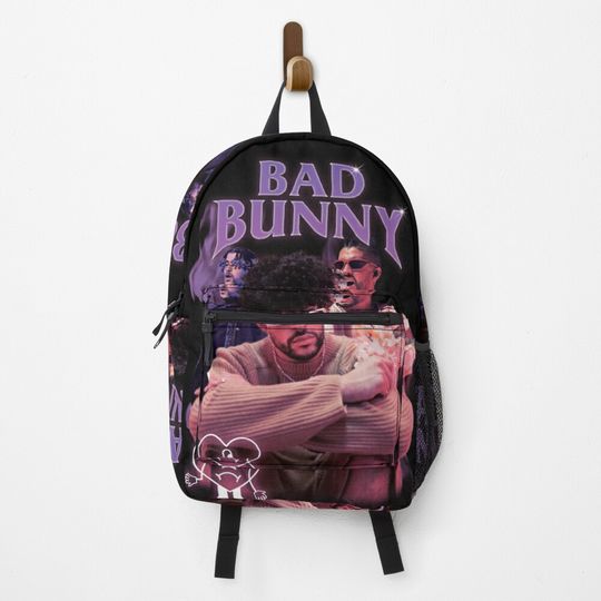 Bad Bunny Backpack For Kids and Adults, Adjustable Shoulder Straps, Trending Street Styles