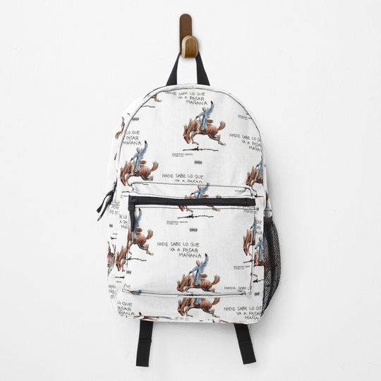 Bad Bunny New Album Nadie Sabe Backpack For Kids and Adults, Adjustable Shoulder Straps, Trending Street Styles