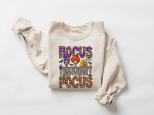 Sanderson Sisters Sweatshirt, Hocus Pocus Sweatshirt, Witch Sweatshirt, Woman Halloween Gift, Halloween Sweatshirt, Halloween Movie Sweatshirt