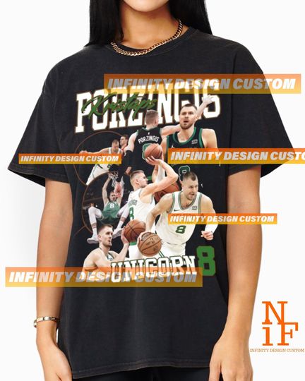 Kristaps Porzingis shirt Vintage 90s T-shirt, Merchandise Bootleg Vintage Classic Graphic Tee, Unisex Gift